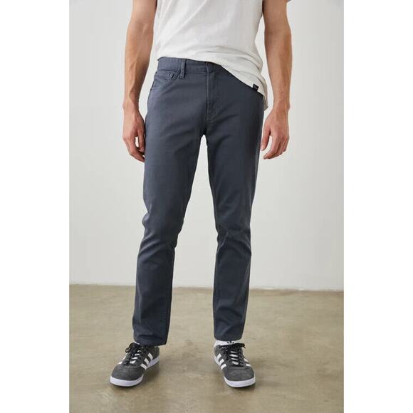 Rails Men's 30 Storm Cloud Blue/Gray Corduroy Twill Straight Leg Pants NWT - Picture 1 of 3